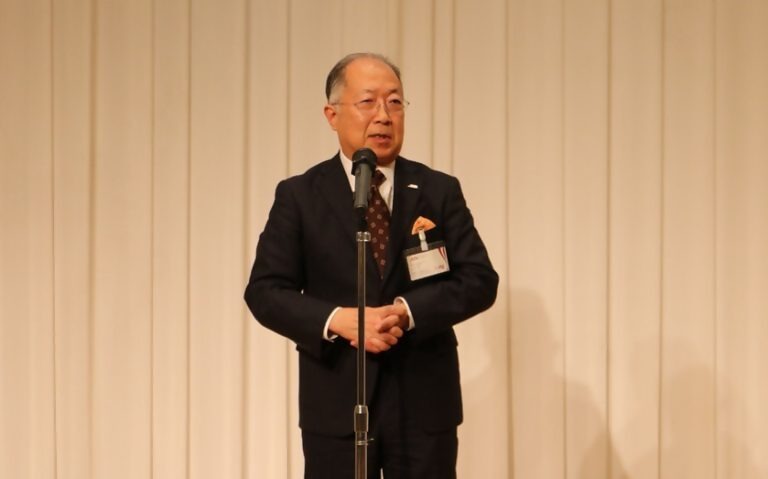 [Closing remarks from the networking event by President Yoneyama]